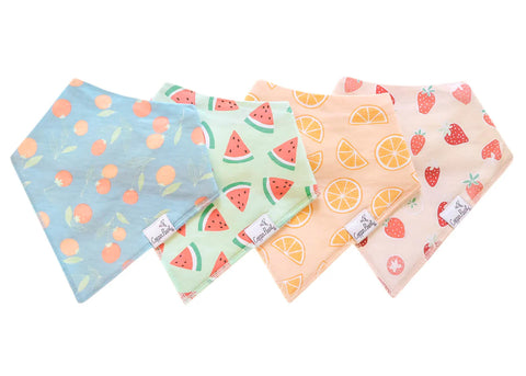 Baby Bandana Bibs - Clementine - Copper Pearl