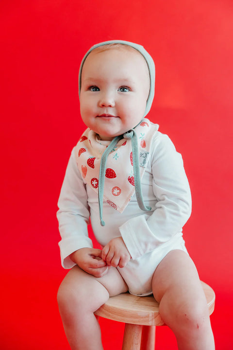 Baby Bandana Bibs - Clementine - Copper Pearl