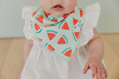 Baby Bandana Bibs - Clementine - Copper Pearl