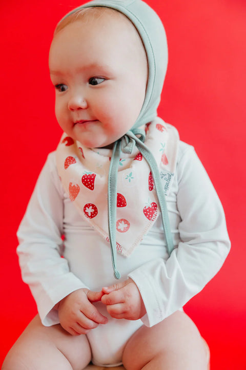 Baby Bandana Bibs - Clementine - Copper Pearl