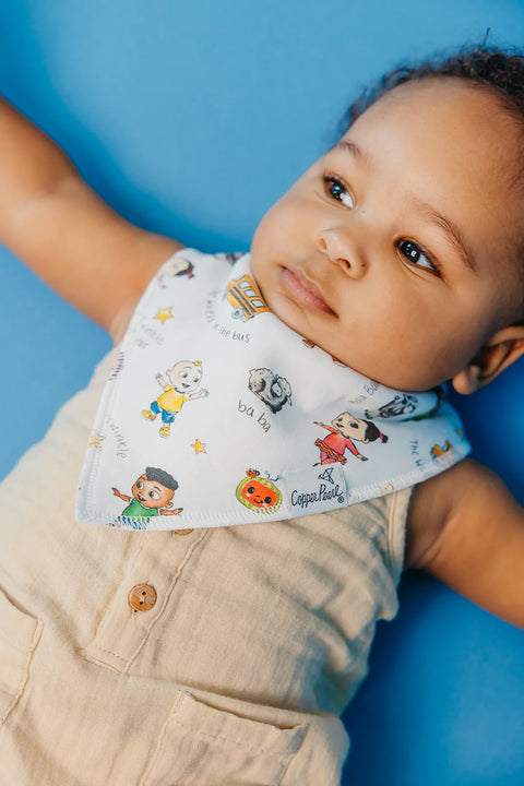 Baby Bandana Bibs - Cocomelon - Copper Pearl