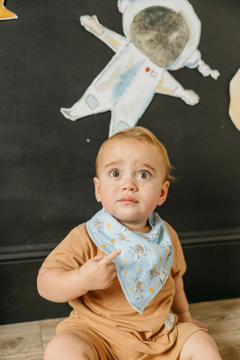 Baby Bandana Bibs - Neil - Copper Pearl