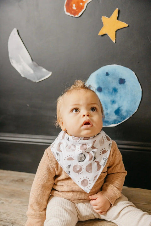 Baby Bandana Bibs - Neil - Copper Pearl