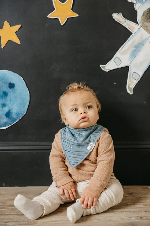 Baby Bandana Bibs - Neil - Copper Pearl