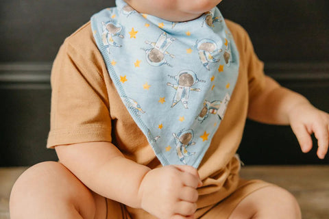 Baby Bandana Bibs - Neil - Copper Pearl