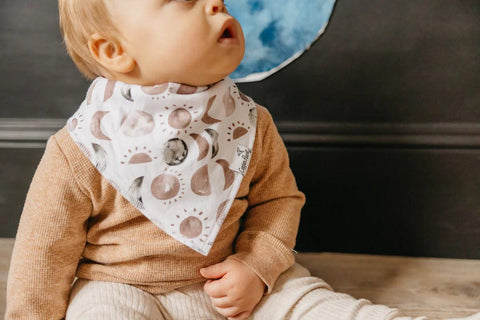 Baby Bandana Bibs - Neil - Copper Pearl