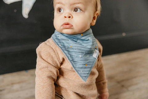 Baby Bandana Bibs - Neil - Copper Pearl