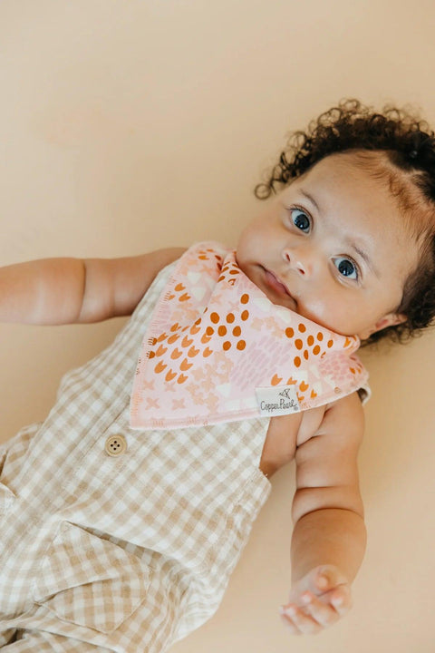 Baby Bandana Bibs - Rue - Copper Pearl