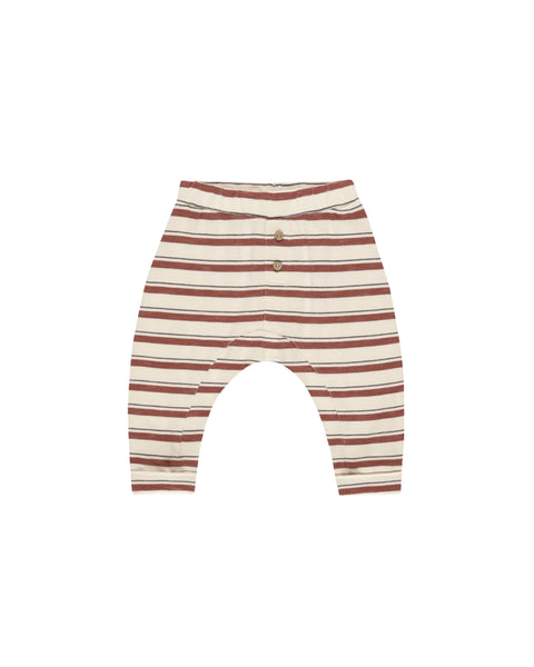 Baby Cru Pant | Brick Stripe - Rylee + Cru