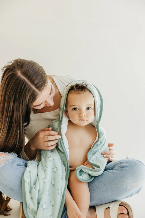 Baby Hooded Towel - Wade - Copper Pearl