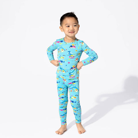 Baby Shark Kids Bamboo Pajamas - Bellabu Bear