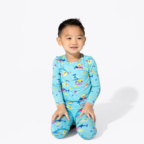 Baby Shark Kids Bamboo Pajamas - Bellabu Bear