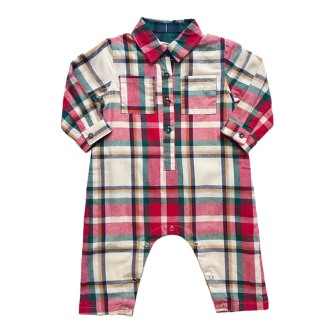 Holiday Tartan Baby Boys Easton Jumper