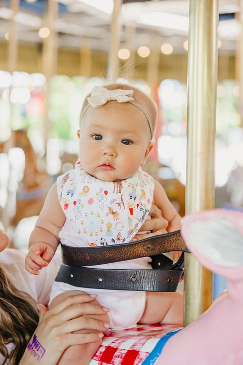 Bandana Bib Set - Bailey - Copper Pearl