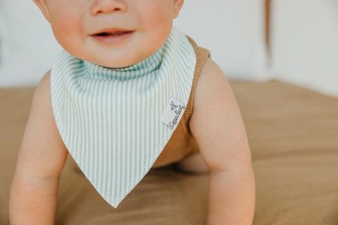 Bandana Bib Set - Bailey - Copper Pearl