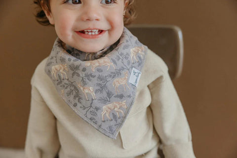 Bandana Bib Set - Timber - Copper Pearl