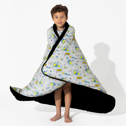 Batman Bamboo Sherpa Blanket - Bellabu Bear