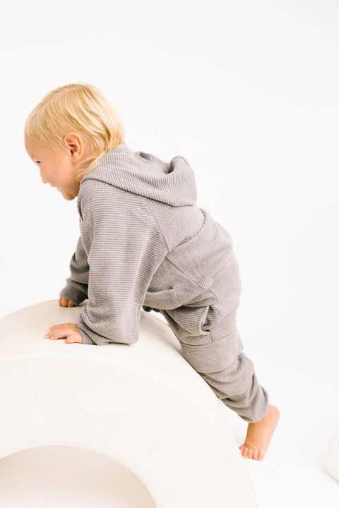 Pebble Gray Waffle Cargo Set