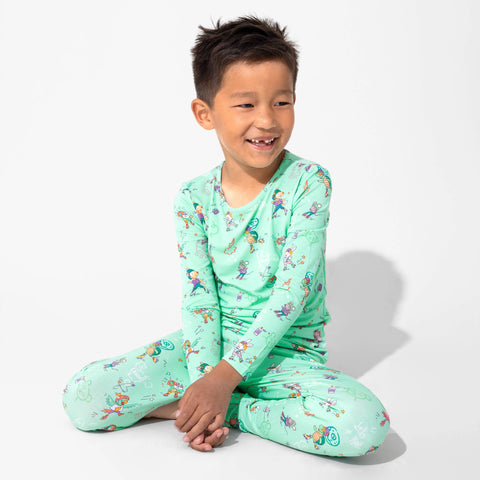 Kids Bamboo Pajama Set - Roller Pet Pals