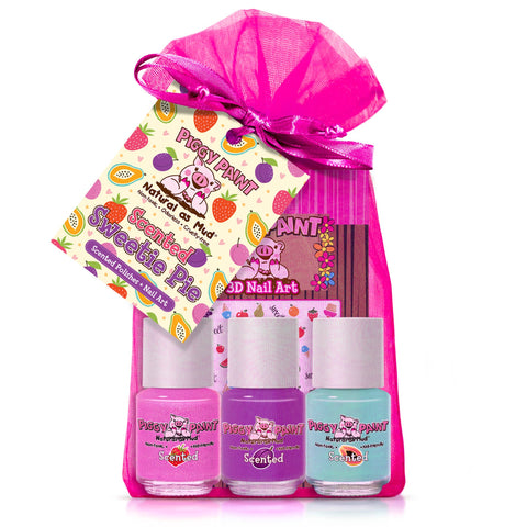 Non-toxic Nail Polish Set for Kids - Scented Sweetie Pie