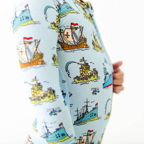Ship Convertible Footie Pajamas