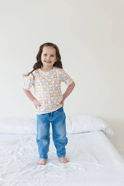 Checkerboard Charm - Everyday Tee