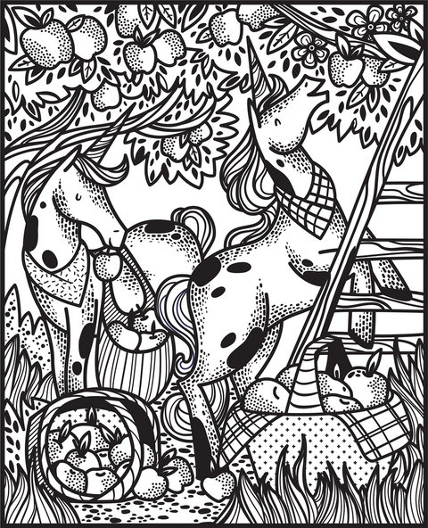 Magic Painting Book: Unicorns