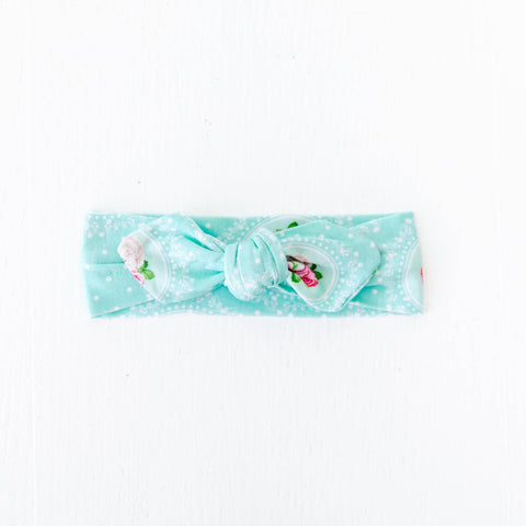 Ring Around The Roses Bamboo Topknot Headband