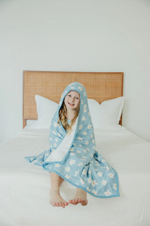 Big Kid Hooded Towel - Della - Copper Pearl