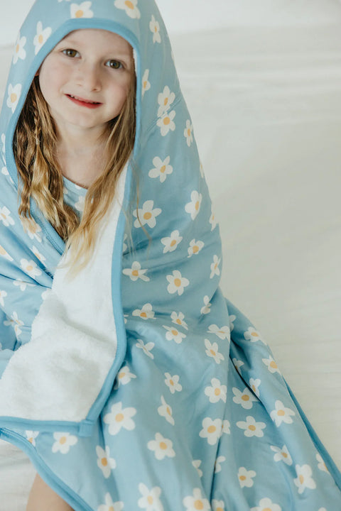 Big Kid Hooded Towel - Della - Copper Pearl