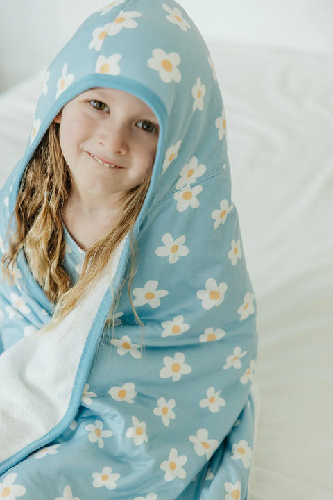 Big Kid Hooded Towel - Della - Copper Pearl