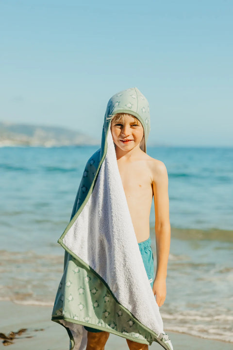 Big Kid Hooded Towel - Wade - Copper Pearl