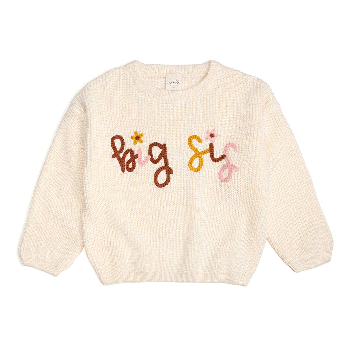 Big Sis Yarn Knit Sweater - Sweet Wink