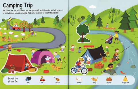 Big Stickers, Vacations Activity Book - EDC Publishing
