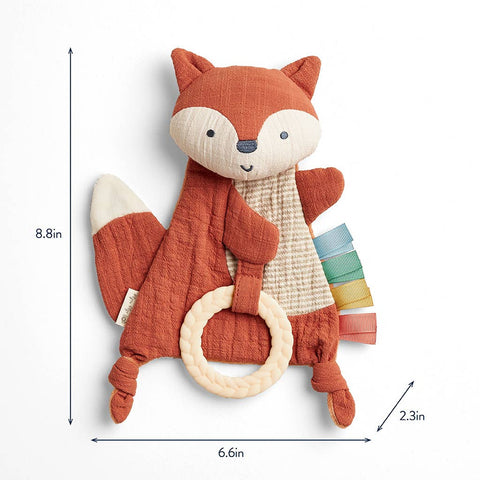 Bitzy Crinkle™ Sensory Toy & Teether: Fox - Itzy Ritzy