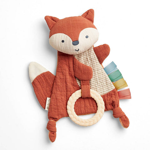 Bitzy Crinkle™ Sensory Toy & Teether: Fox - Itzy Ritzy