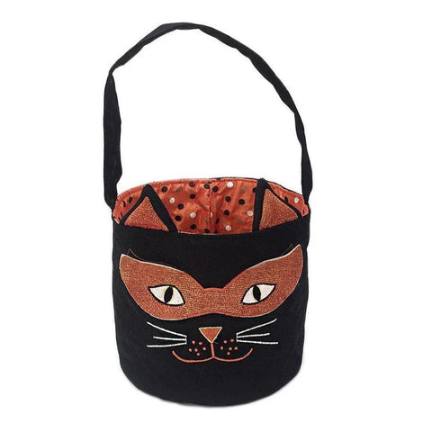 Black Cat Halloween Basket - Mon Ami