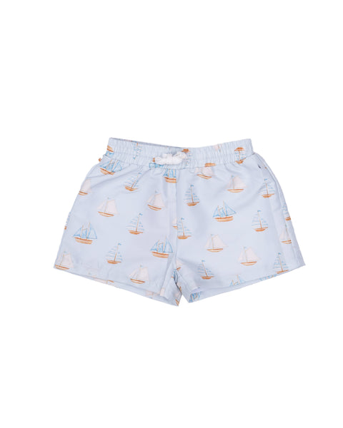 Blue Sails Boys Swim Trunks