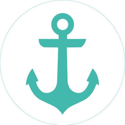Bogg® Bits - Turquoise Anchor - Butterbugboutique