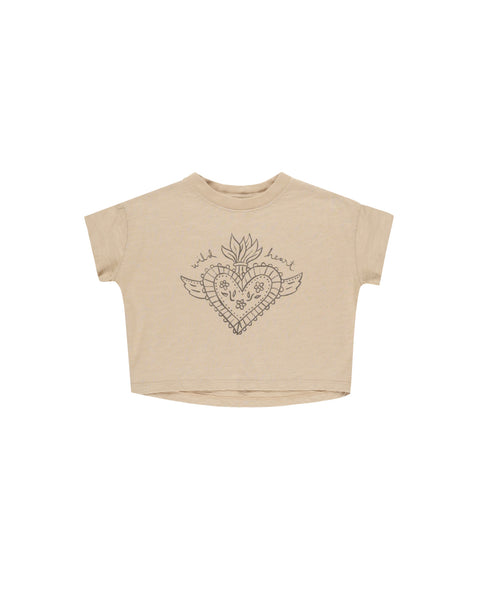 Boxy Tee | Wild Heart - Rylee + Cru