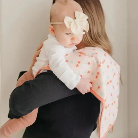 Copper Pearl Premium Baby Burp Cloths Cheery