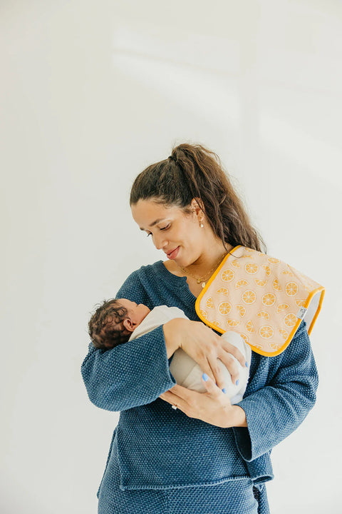 Burp Cloth Set - Clementine - Copper Pearl