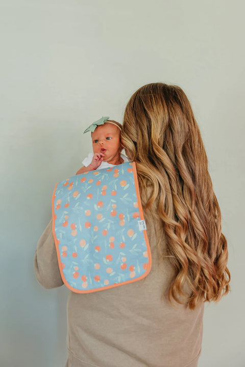 Burp Cloth Set - Clementine - Copper Pearl