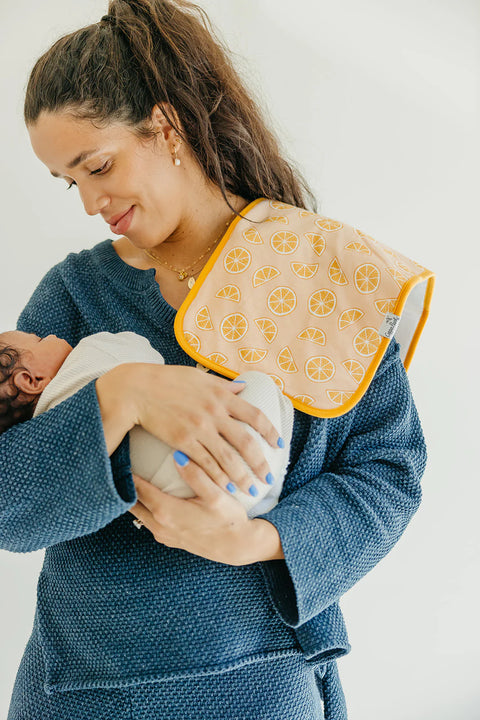 Burp Cloth Set - Clementine - Copper Pearl