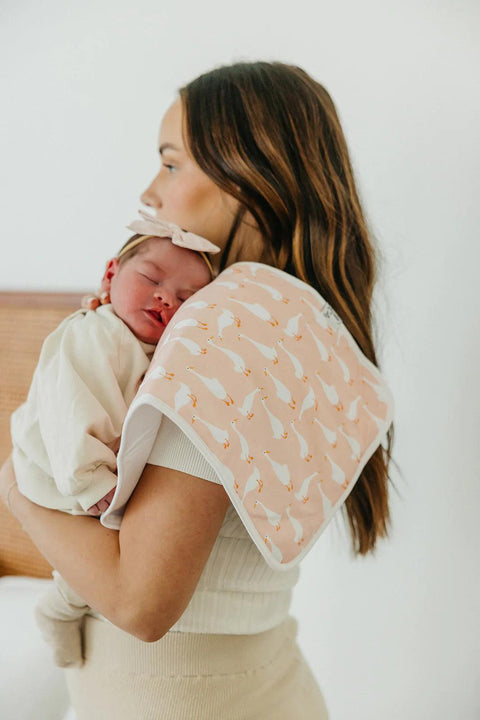 Burp Cloth Set - Goosie - Copper Pearl