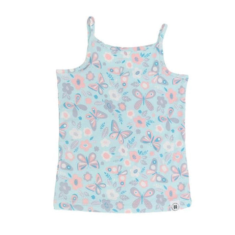 Butterfly Aqua Camisole - Sweet Bamboo