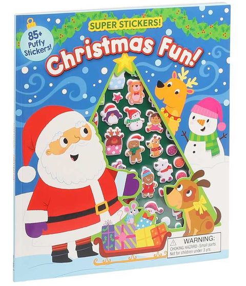 Christmas Super Puffy Stickers! Christmas Fun! Sticker Book