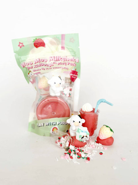 Moo Moo Milkshake Mini KidDough Play Pack | Strawberry Scented