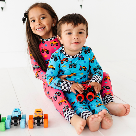 Monster Trucks Kids Pajama