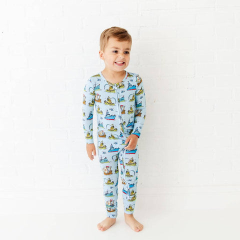 Ship Convertible Footie Pajamas